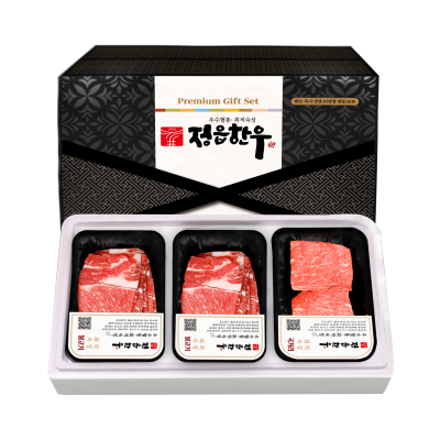 정읍한우 정육세트, 1++등급(불고기+불고기+국거리)