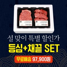 선물세트 1호 B, 1+등급(등심+채끝)