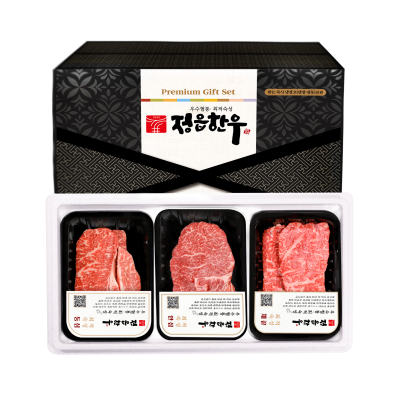 선물세트 2호 A, 1+등급(등심+안심+채끝)